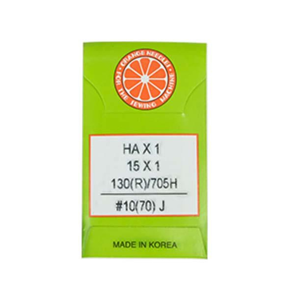 FDM | Orange | Ev Tipi | Aile Dikiş Makina İğnesi | 10 Numara | HAX1 | 10/70 | 1 Paket 10 Adettir | Tüm Ev Tipi Marka Makineler İle Uyumludur ana ürün görseli