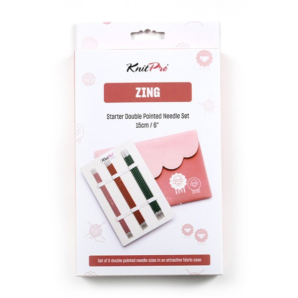 Knitpro | Zing | Düz Çift Uçlu | Çorap Şiş Seti | 15 CM | Doule Pointed | Needle Set | 47421 | galeri görseli 8