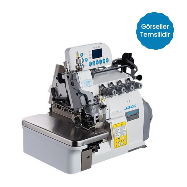 Jack | JK-798TE-5-516-A04/435 | 5 İplik Akıllı Overlok Makinesi | Ayak Transportlu | Vakumlu Kot ana ürün görseli
