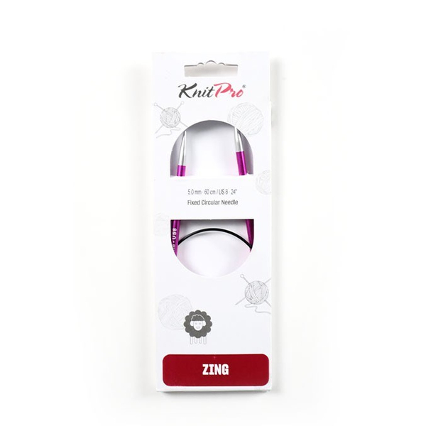 Knitpro | Zing | 5 Mm | 60 Cm | Sabit Misinalı Şiş | 47101 | galeri görseli 5