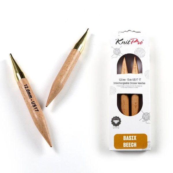 Knitpro | Huş Ağacı | Şiş Ucu | Basix Beech | Normal I.Chng Ndl | 12.00mm | 35645 | ana hero görseli