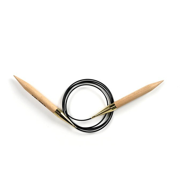 Knitpro | Basix | Ahşap | Sabit Misinali Sisler | Beech Fixed C.N | 150cm | 15.00mm | 35369 | galeri görseli 2