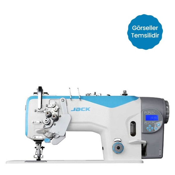 Jack JK-58720G-405 Çift İğne Makinesi Büyük Mekik İplik Kesicili Kot - Görseller temsilidir ana ürün görseli