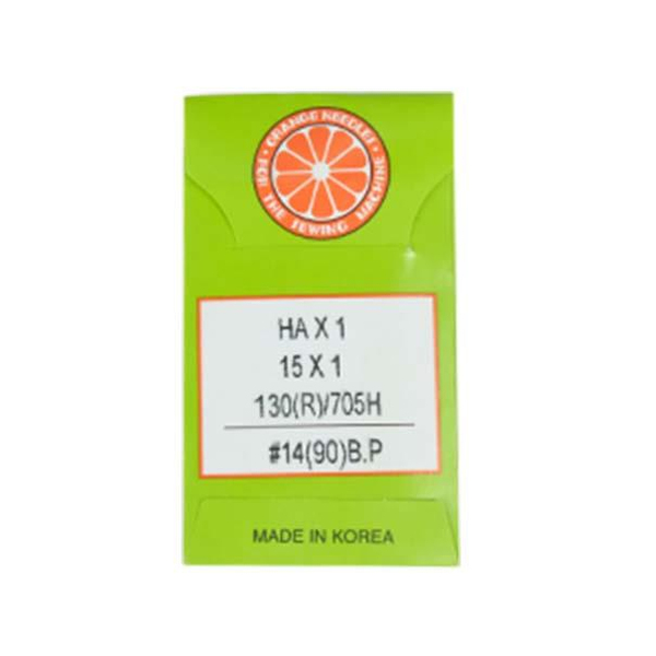 FDM | Orange | Ev Tipi Aile Dikiş Makina İğnesi | 14 Numara | HAX1 | 14/90 | 1 Paket 10 Adettir | Tüm Ev Tipi Marka Makineler İle Uyumludur ana ürün görseli