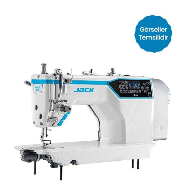 Jack A4B-B-C elektronik düz dikiş makinesi yan açı ürün görseli