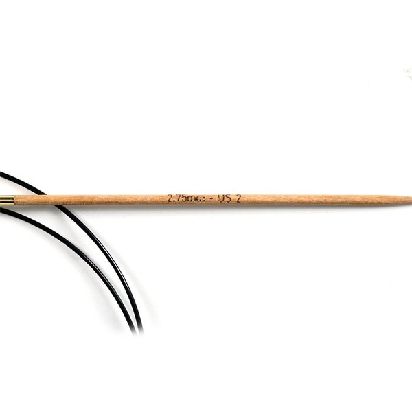 Knitpro | Sabit Yuvarlak Örgü Şişleri | Basix Kayın Ağacı | 100 cm | 2,75 mm | Basix Beech Fixed C.N | 35614 | galeri görseli 4