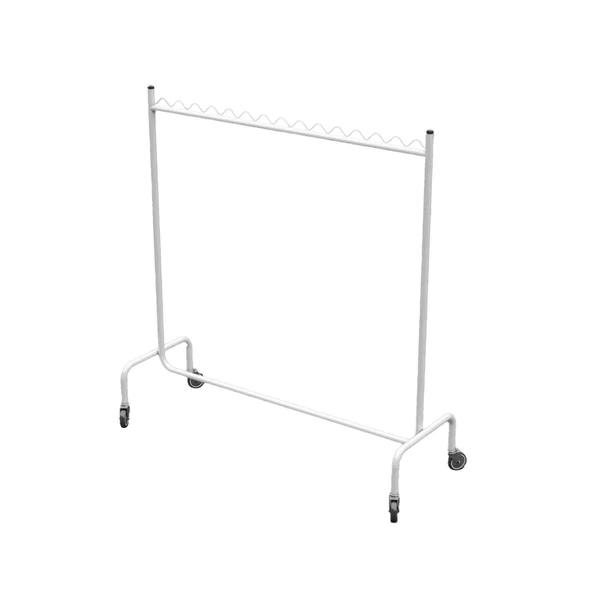 Fdm Tekerlekli Zigzag Ceket Askısı | En:40Cm | Boy:120Cm | Yükseklik:140Cm | T47 ana ürün görseli