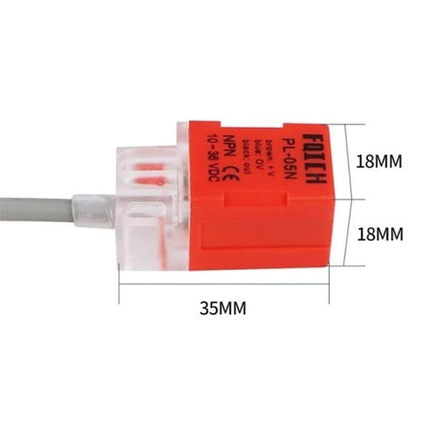 Dik Kumaş Kesim Motoru Endüktif Yakınlık Sensörü / PL-05N NPN ürün galeri görseli 2