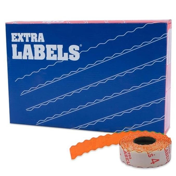 FDM | Labels | 4 No | Turuncu Meto Etiketi | 42 Rulo | 1 Rulo 1000 Adet | Orta Yapışkanlı ana hero görseli
