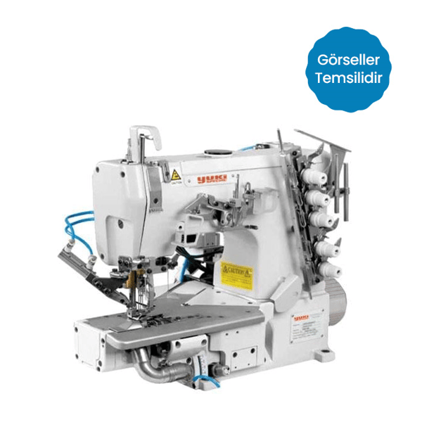 Yuki | WT6635-BBX356/FT/VDA/UTA | Regulalı Reçme Dikiş Makinesi | Transportlu | İplik Kesicili | Direct Drive | Ayak Kaldırmalı | Kafadan Motorlu ana ürün görseli