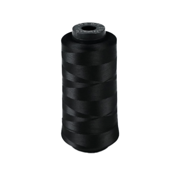 Fdm | Ev Tipi Overlok Makineleri İçin Tasarlanmıştır | 150 Denye Siyah Polyester Overlok İpliği | 5000 Metre | Muz İplik ana ürün görseli