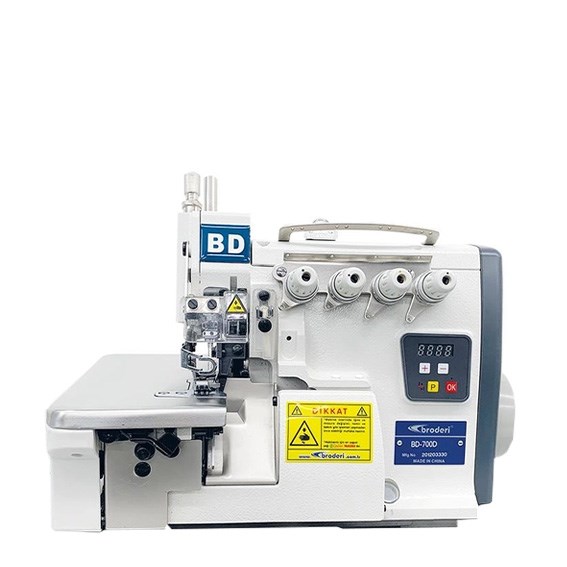 Broderi BD-700D-5 5 İplik Direct Drive Overlok Makinesi ana hero görseli