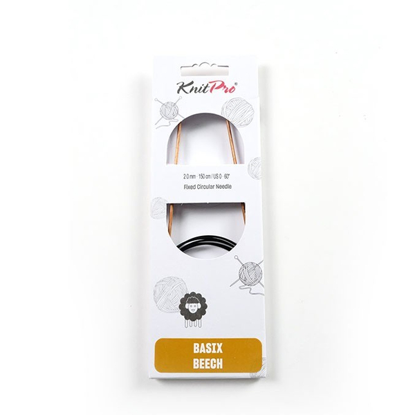 Knitpro | Basix Kayın Ağacı Sabit Cn | 150cm | 2.00mm | Basix Beech Fixed C.N | 35622 | galeri görseli 4