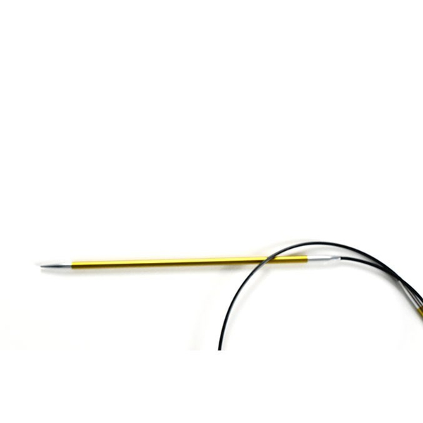 Knitpro | Zing | 3,5 mm | 60 cm | Yeşil Metal Misinalı Şiş | Fixed Circular Ndls | 47097 | galeri görseli 4