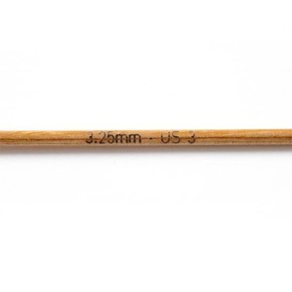 KnitPro | Tek Uçlu Örgü Şişleri | Basix Kayın Ağacı | 25 cm | 3.25 mm | Single Point Knitting | Needles | Basix Beech | 35421 | galeri görseli 4