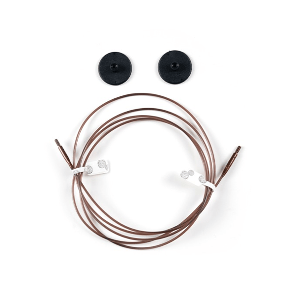 Knitpro | Zing | Kahverengi kablo | 126-150 cm | Değiştirilebilir Örgü Şişleri İçin | Ginger | Needle Harness | Nylon | Natural | Brown | Single Cord | 31297 | galeri görseli 3