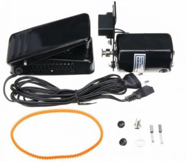 FDM 130W Ev Tipi Dikiş Makinesi Motoru ve Pedalı Kayışlı Set 1 Motor 1 Pedal 1 Kayış 2 Kömür motor kontrol anlatım görseli 3