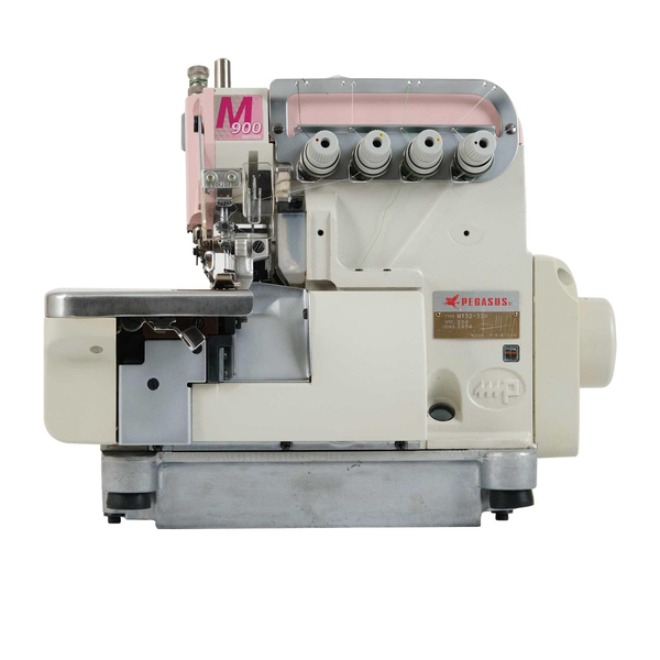 FDM 2. El Pegasus M-952 4 İplik Overlok Makinesi motor ve gövde detay görseli