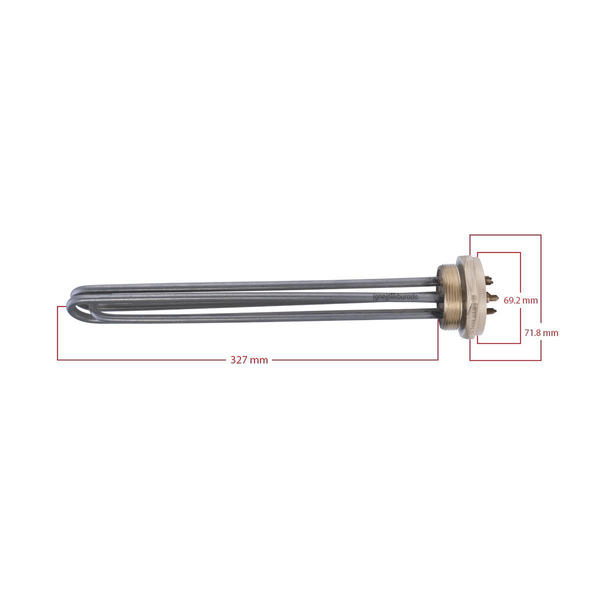Fdm | Ütü Kazan Rezistansı | Uzun | 6 Kw | Ts Kr 60U galeri görseli 2