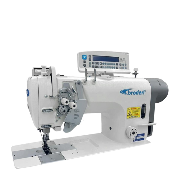FDM Broderi BD-8758-405 Direct Drive Tam Otamatik Büyük Mekik Iptalli Çift İğne Dikiş Makinesi (Dik Bıçak Sistemi) ürün görseli ana görseli