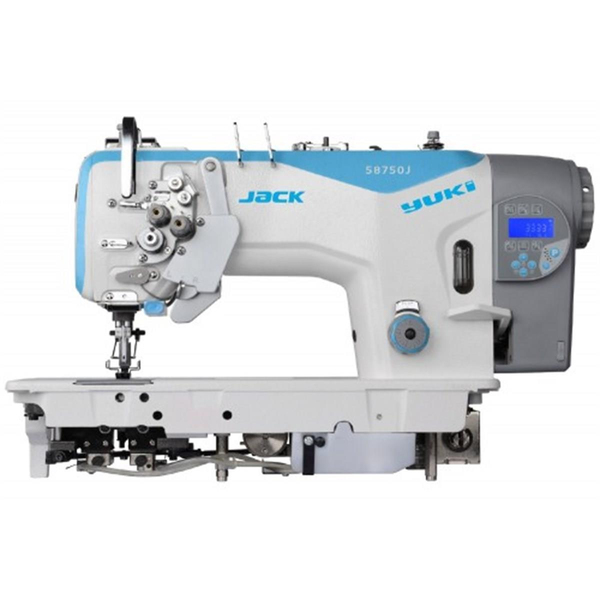 Jack JK-58750J-405E İplik Kesicili Otomatik Çift İğne Dikiş Makinası İptalli Büyük Mekik Kot - Makine kafa ana görünüm