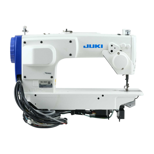 Juki DDL-9000CF makine kafası arka gövde ve motor bağlantı görünümü