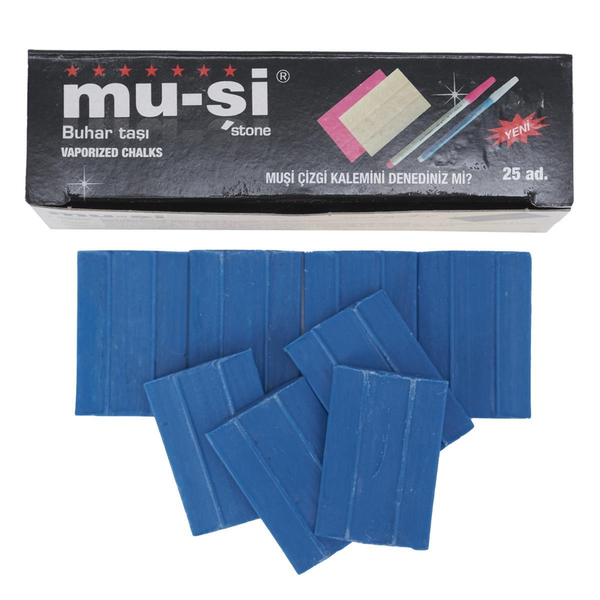 FDM Muşi Çizgi Taşı Mavi Renk 25 Adet ana ürün görseli