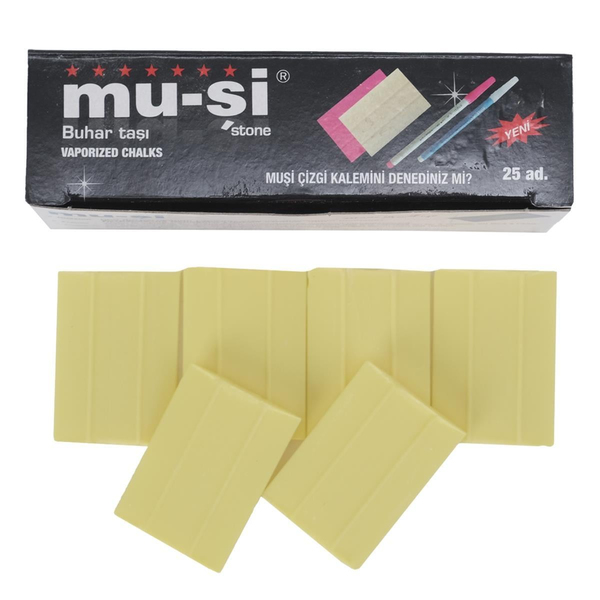 FDM Muşi Çizgi Taşı Sarı Renk 25 Adet ana ürün görseli