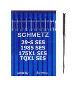 FDM Schmetz TQX1 Ses Düğme Makinesi İğnesi 12/80 Numara iğne ve kullanım detay görseli 2