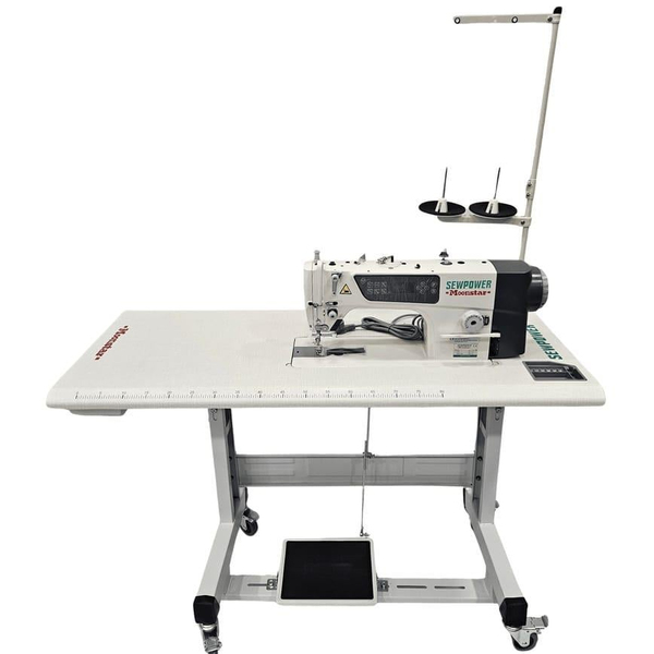 FDMSTAR Sewpower SP-282-D4 elektronik düz dikiş makinesi ön tabla görünümü