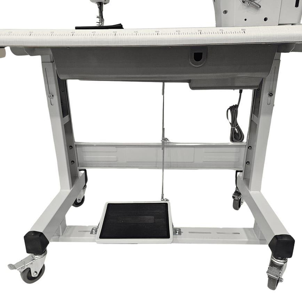 FDMSTAR Sewpower SP-2867 Sütunlu Deri Dikiş Makinesi - Pedal ve ayak takımı