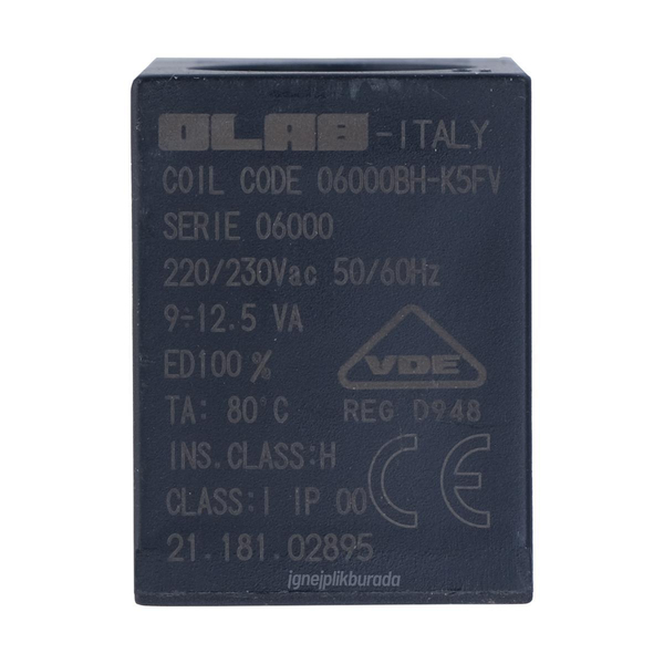 Silter | Olab Soleniod Valf Bobini | 1/8 | Ts6000bh | Süper Mini Ütülerde Kazandan Buhar Tahliyesi İçin Kullanılır. galeri görseli 4