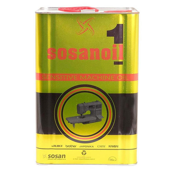 Sosanoil Dikiş Makinesi Yağı 16 Litre ana hero görseli