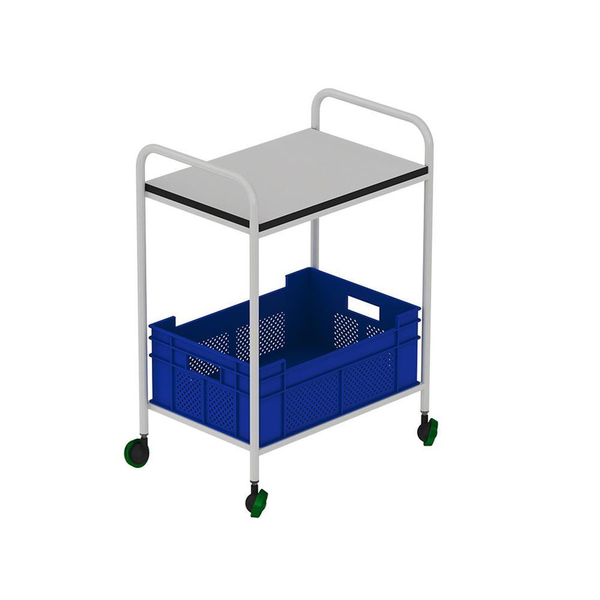 Fdm Transport Araba | Tek Sepetli | En:40Cm | Boy:60Cm | Yükseklik: 76Cm | T04 ana hero görseli