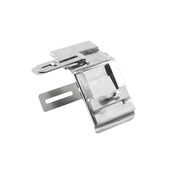 FDM | Uma-81A | Lastik Aparatı | Tansiyonlu Üstten Gelen | 25x50mm | Ayarlı | Sanayi Tipi Overlok Reçme Ve Zigzak Makinelerinde Kullanılır | İç Giyim Ve Mayo Dikimde Uygulanır uygulama ve detay görseli 2