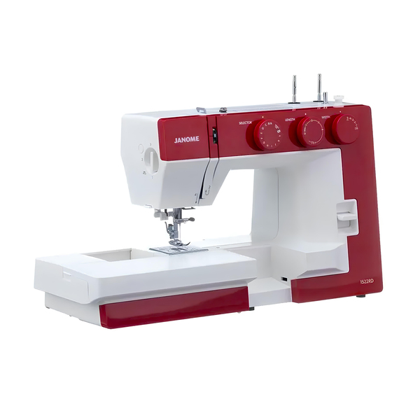 Janome 1522RD kırmızı dikiş makinesi galeri görseli 3