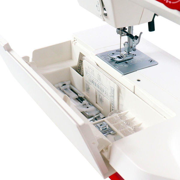 Janome 1522RD kırmızı dikiş makinesi galeri görseli 14