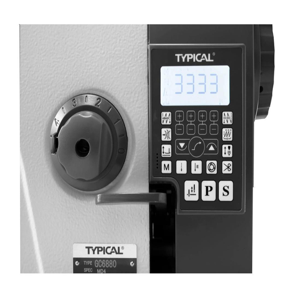 Typical GC-6880HD4 tabla üzerinde makine arka açı ve çalışma alanı