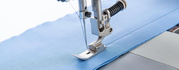 Typical GK-0056A-D1 Mekanik Çift İğne Zincir Dikiş Makinesi - Dikiş bölgesi yakın görünüm