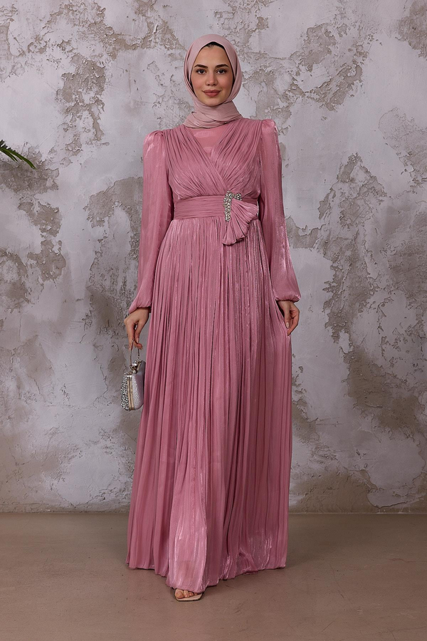 Afife Tasarım Abiye - Pembe