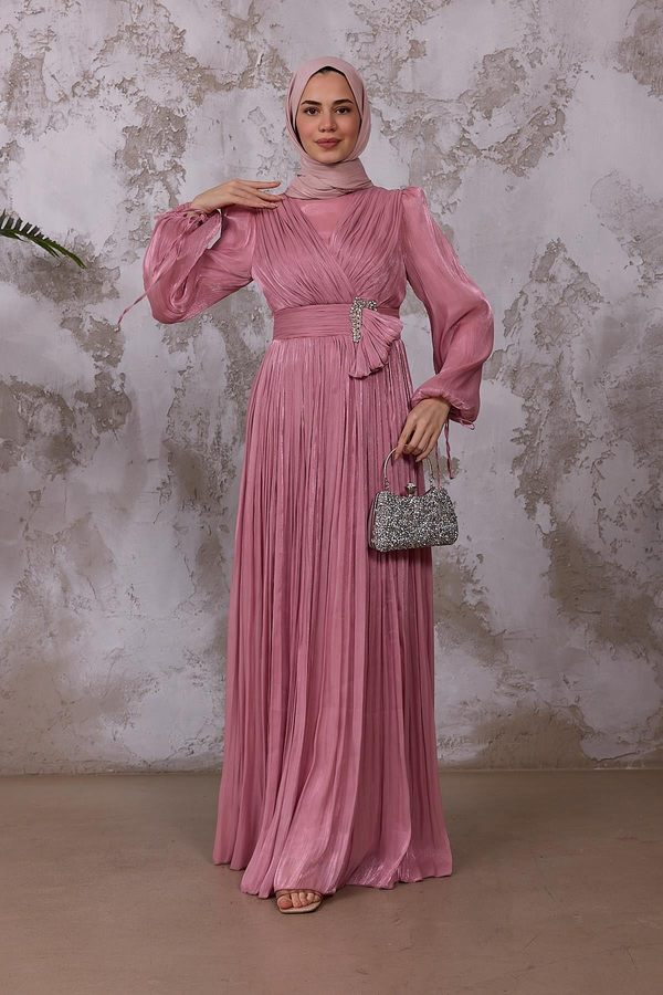 Afife Tasarım Abiye - Pembe