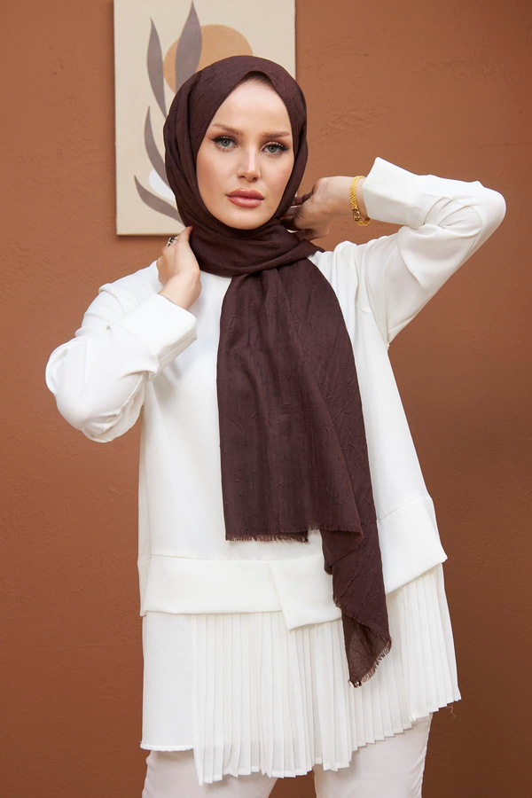 Bambu Şal - Kahverengi