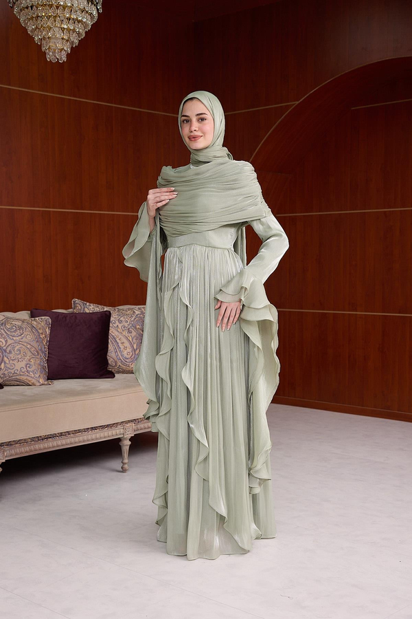 Beste Abiye - Mint Yeşil