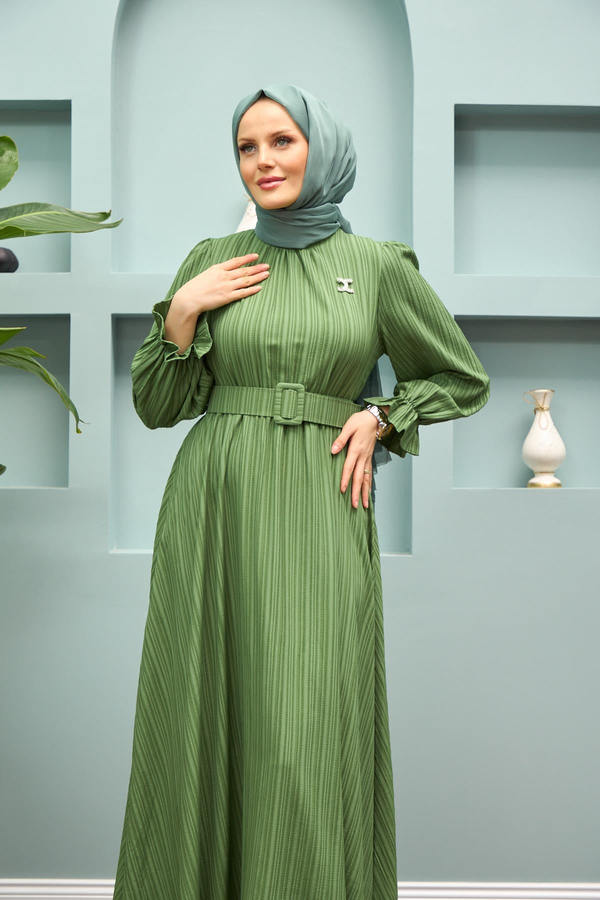 Feray Elbise - Mint Yeşil
