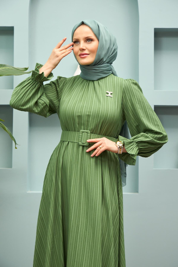 Feray Elbise - Mint Yeşil