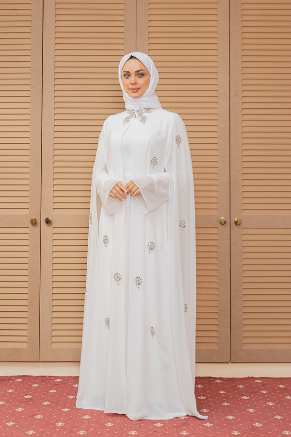 Marina Tasarım Abiye - Beyaz