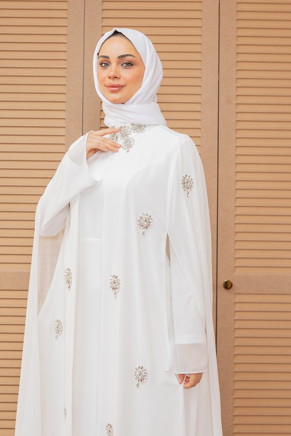 Marina Tasarım Abiye - Beyaz