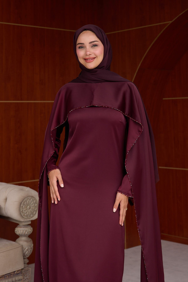 Nursema Tasarım Abiye - Bordo