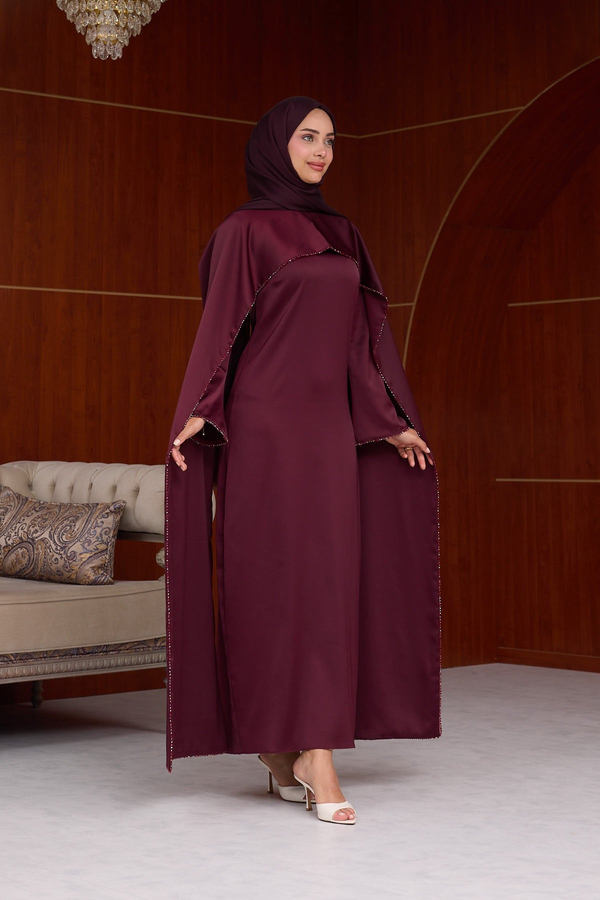 Nursema Tasarım Abiye - Bordo
