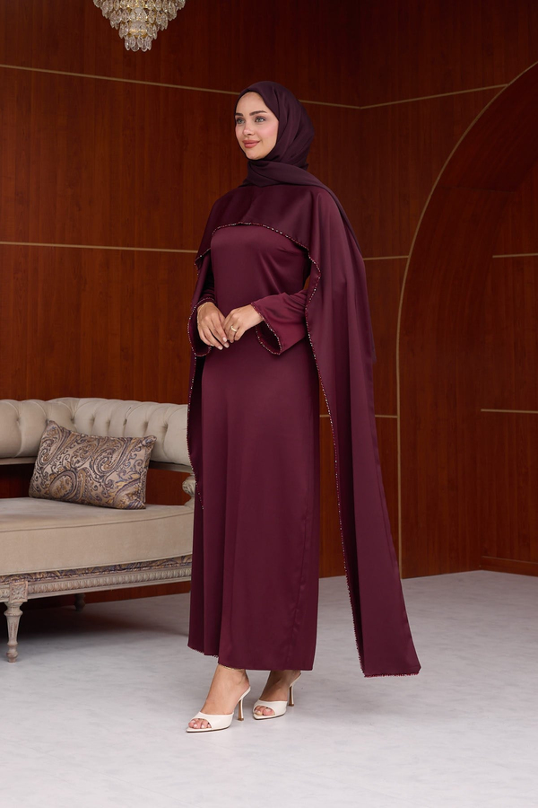 Nursema Tasarım Abiye - Bordo